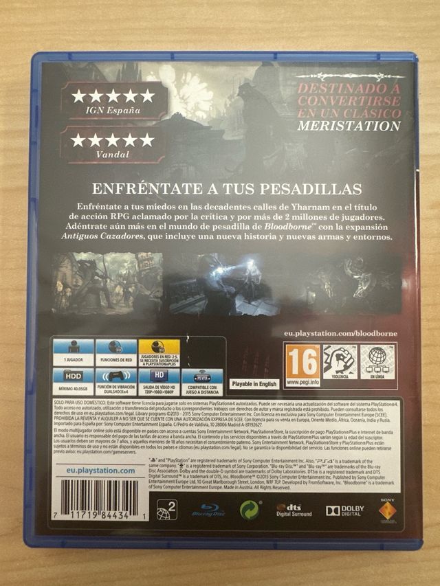 Bloodborne Edición Juego del Año PS4