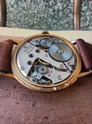 🇨🇭RELOJ TECHNOS 15 RUBIS🇨🇭