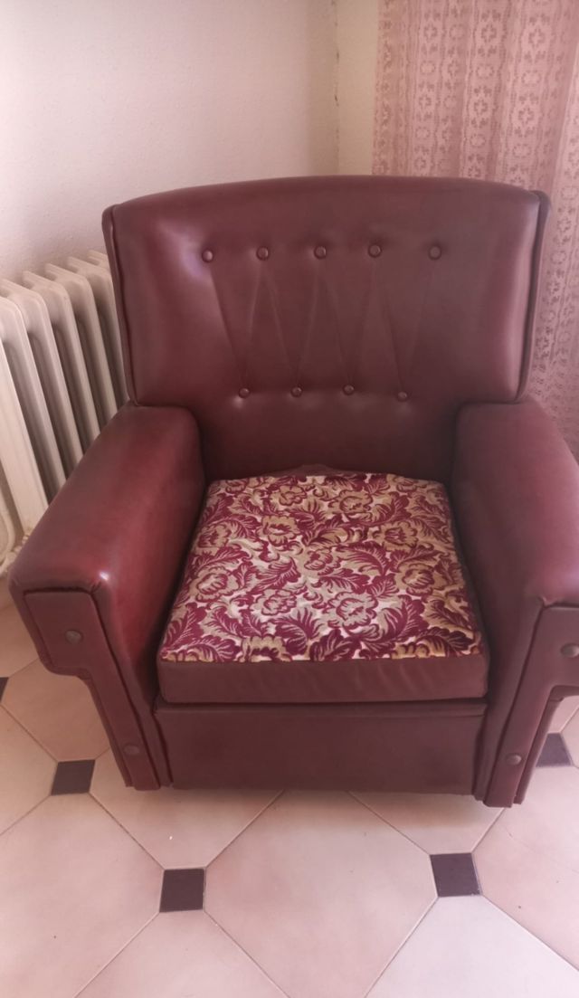 Sillón vintage marrón