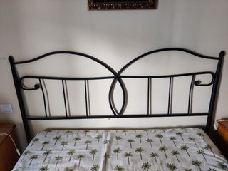 Cabecero cama 135cm - Forja negra