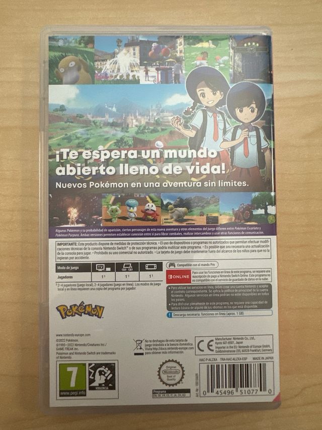 Pokémon Escarlata - Nintendo Switch