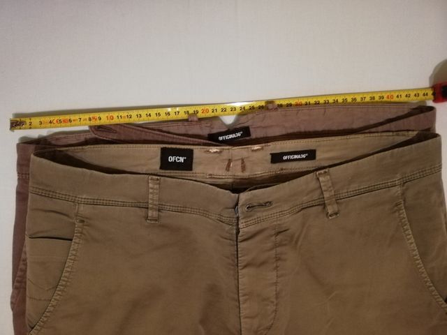 Set pantaloni Officina36 marrone chiaro verde tg46