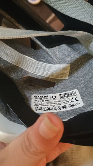 Casco donna bianco taglia M