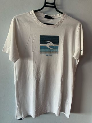 Camiseta Rip Curl blanca hombre