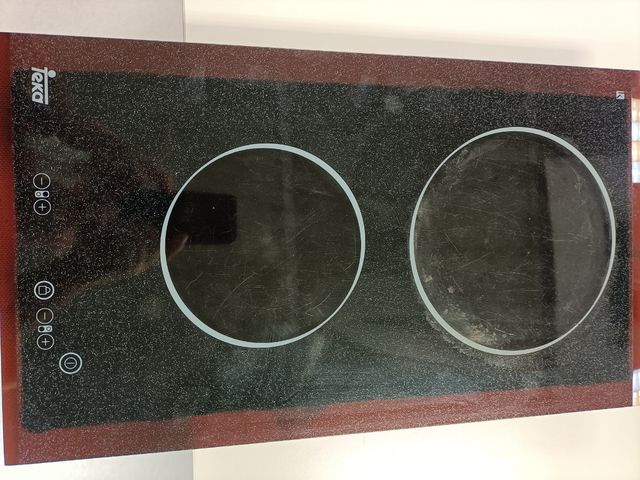 Placa vitrocerámica Teka 2 fuegos