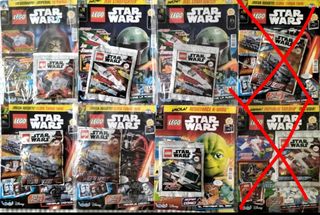 Revistas Lego Star Wars con figura