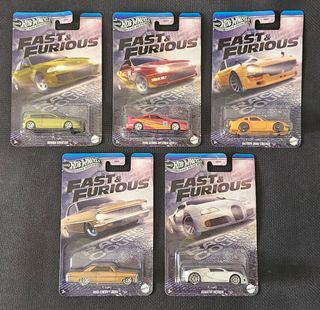 5 Hot Wheels Fast & Furious