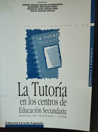 La tutoría en los centros de educación primaria