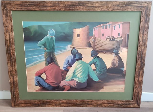 Lámina de pescadores - Cuadro