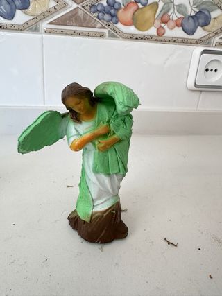 Figura ángel pesebre vintage