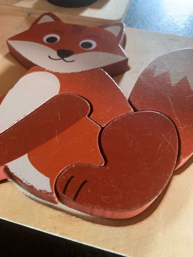 3 Puzzles Madera Montessori