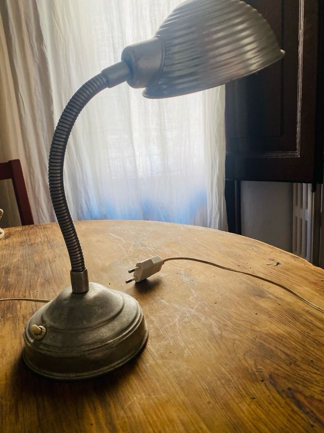 Lampada Antiga/Lampada flexo antica degli anni '50/'60