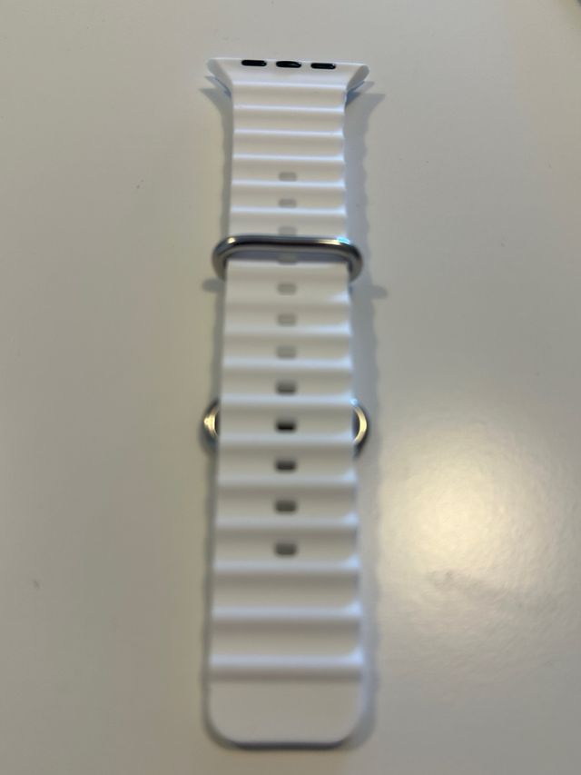 Correa oceanica blanca Apple Watch Ultra nueva
