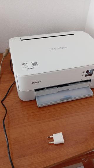 Impresora Canon PIXMA blanca