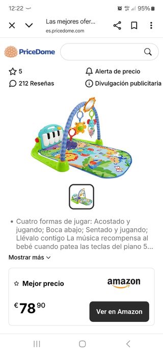 Alfombra musical infantil Fisher-Price
