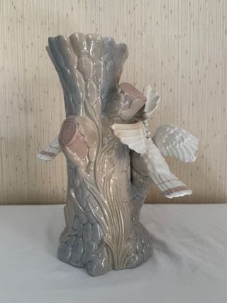 Cacatua bianchi: porcellana smaltata