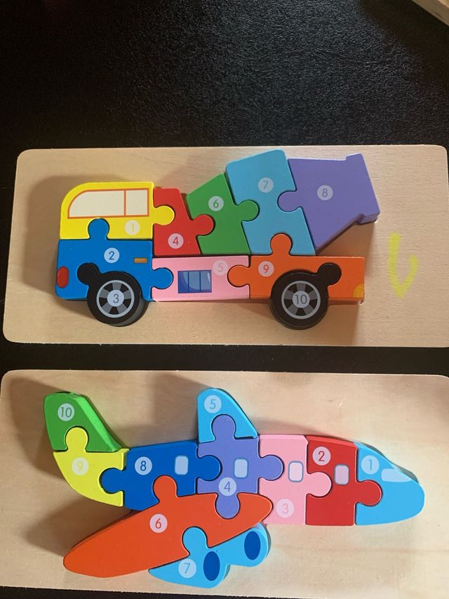 Puzzle madera Montessori (2 unidades)