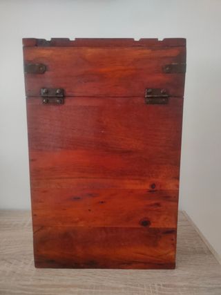 Caja de madera para botellas de vino - Vintage