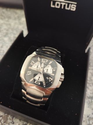 Reloj Lotus Hombre Cronógrafo Plata