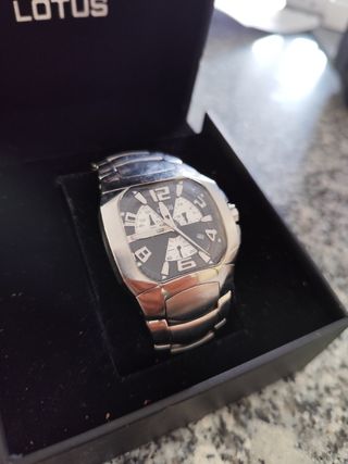 Reloj Lotus Hombre Cronógrafo Plata