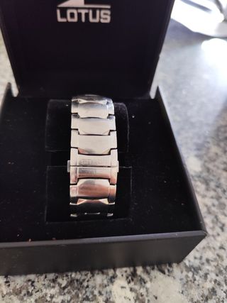 Reloj Lotus Hombre Cronógrafo Plata