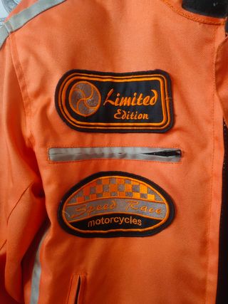 Cazadora moto en cordura estilo Vintage Cafe Racer