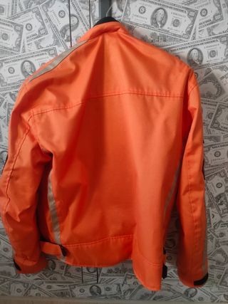 Cazadora moto en cordura estilo Vintage Cafe Racer