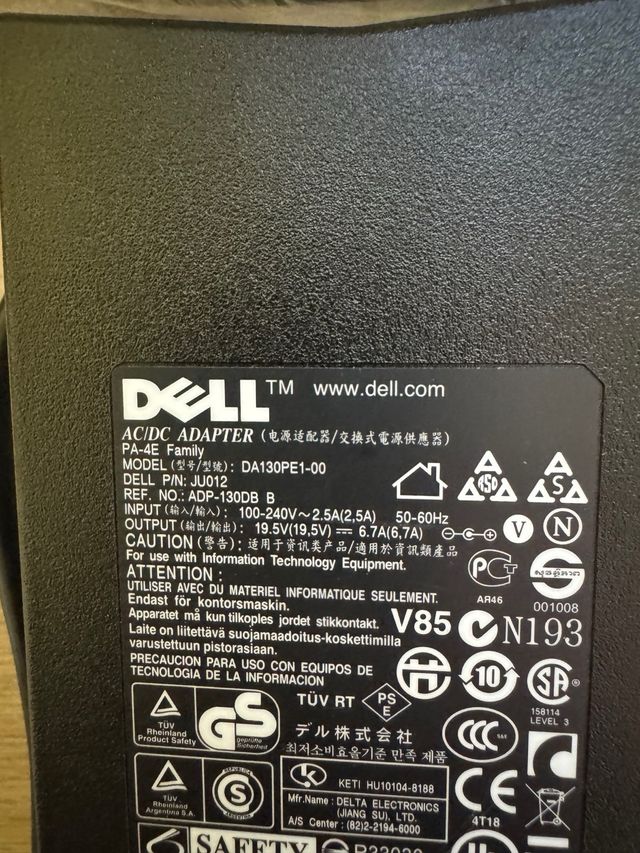 Cargador Dell DA130PE1-00