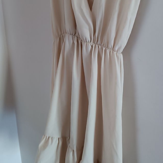 Vestito estivo beige donna