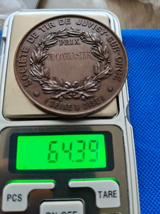 Medallas de bronce francesas antiguas