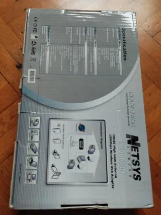 Adaptador Wifi Netsys - 2 Antenas