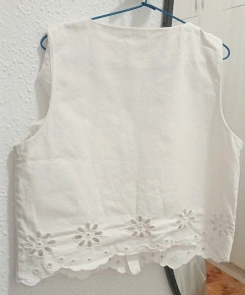Chaleco blanco Noon talla M