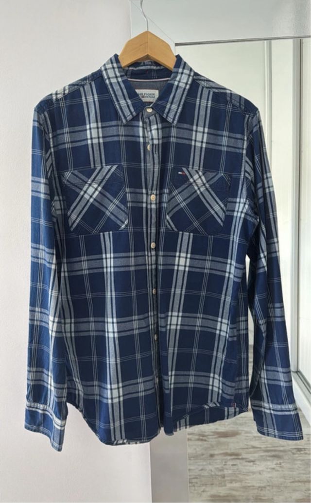 Camisa Tommy Hilfiger cuadros azules