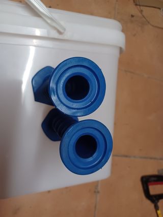 Puños BMX azul bici vintage