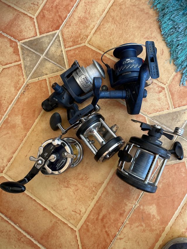 5 Carretes Pesca - Repuestos