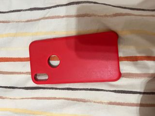 Funda/ carcasa móvil roja iPhone XR