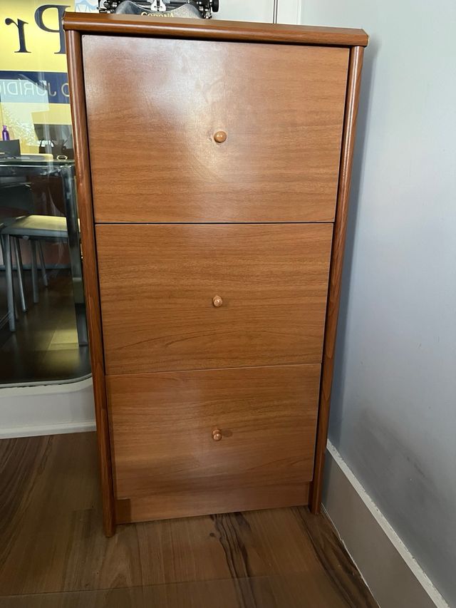 Archivador madera 3 cajones