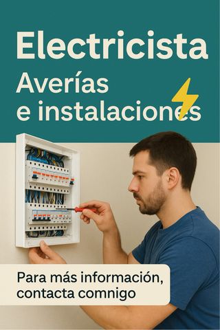 Electricista – Averías, instalaciones