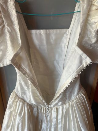 Vestido novia blanco talla S