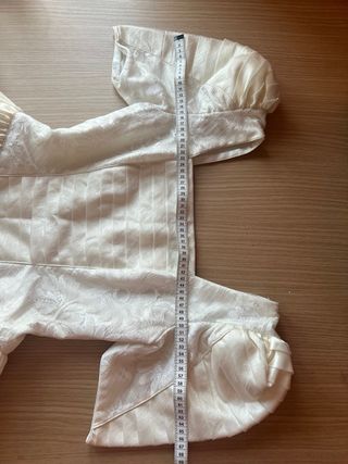 Vestido novia blanco talla S