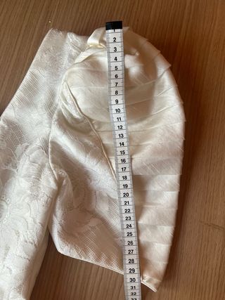 Vestido novia blanco talla S