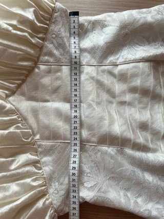 Vestido novia blanco talla S