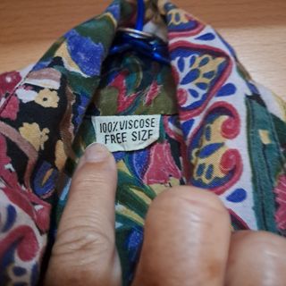 Camisa Vintage Viscosa Multicolor