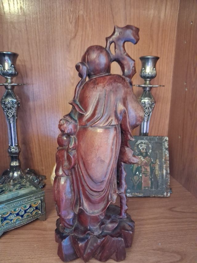 Escultura madera tallada China