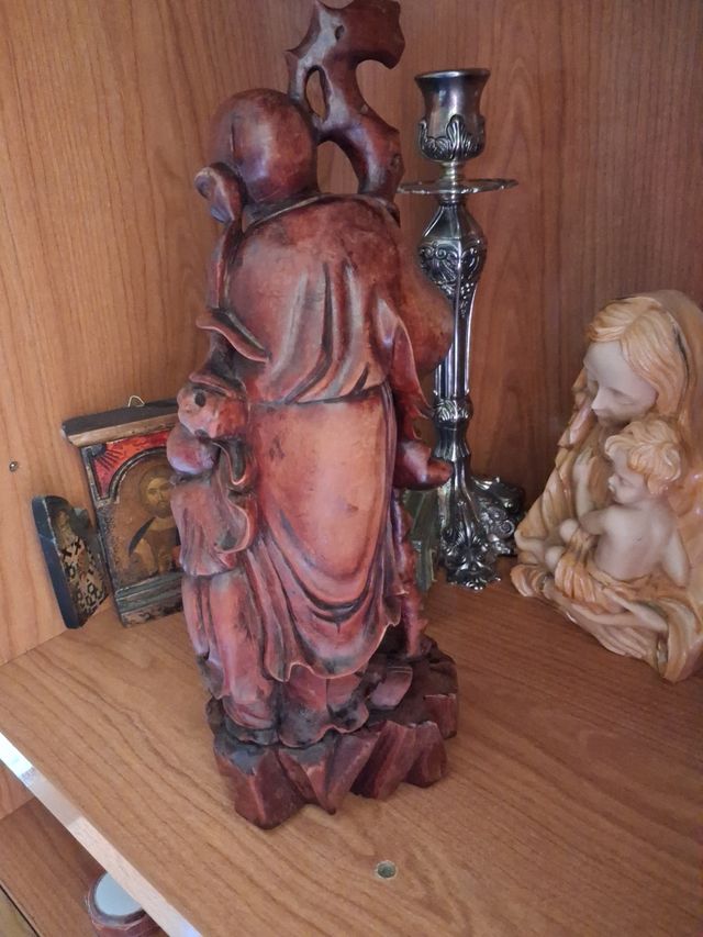 Escultura madera tallada China