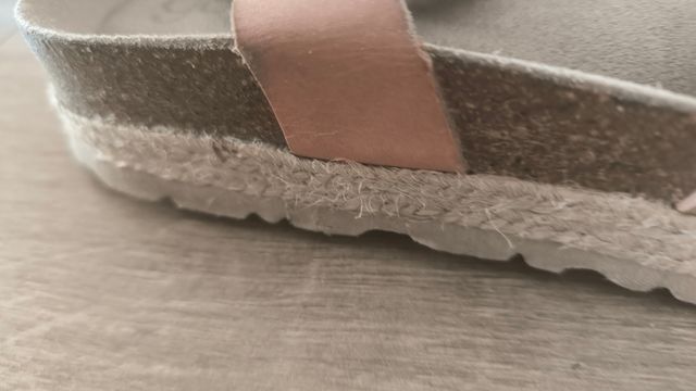 Sandalias niña rosa y doradas