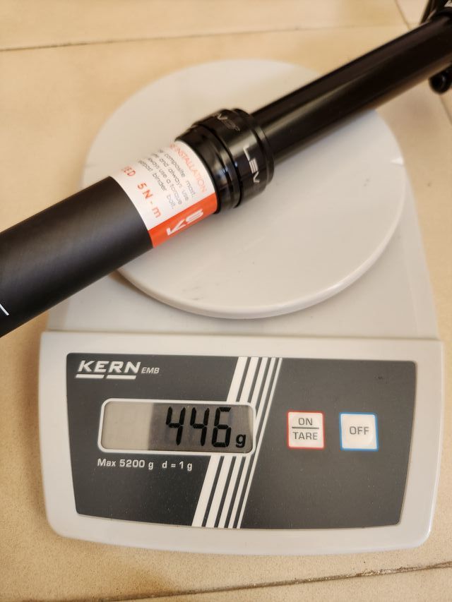 Tija telescópica carbono KS Lev Ci 125 x 31.6mm