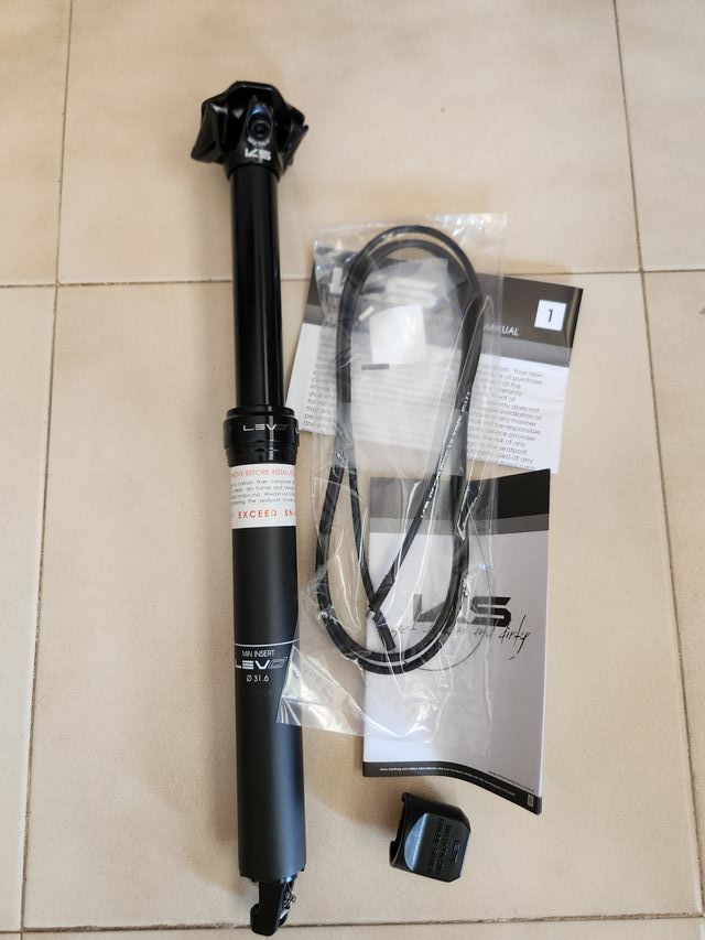 Tija telescópica carbono KS Lev Ci 125 x 31.6mm