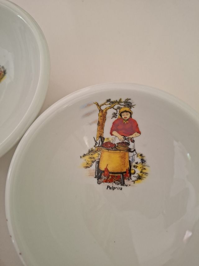 5 Tazas Vino - Porcelana