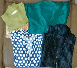 Lote 5 prendas mujer - varios colores